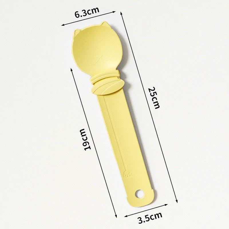 Sakerplus® Cat Treat Squeeze Feeding Spoon