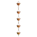 Sakerplus® Nature-Inspired Petal Design Rain Chain