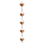 Sakerplus® Nature-Inspired Petal Design Rain Chain