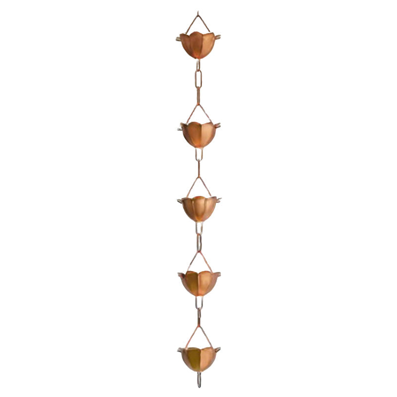 Sakerplus® Nature-Inspired Petal Design Rain Chain