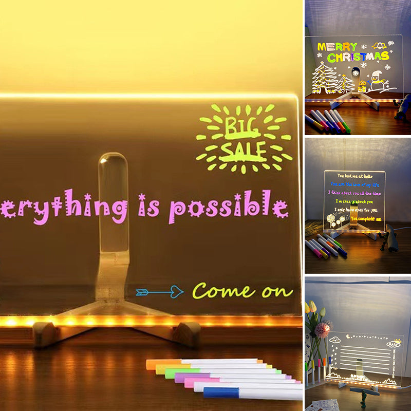 Sakerplus® LED Note Board with Colors