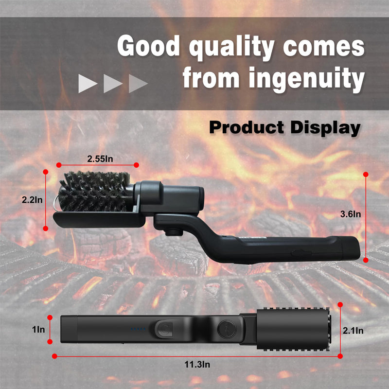 Sakerplus Electric 3-Speed Grill Brush