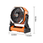 SAKER® Rechargeable Camping Fan