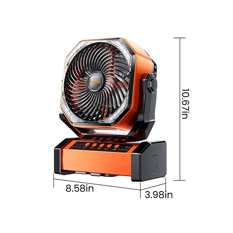 SAKER® Rechargeable Camping Fan