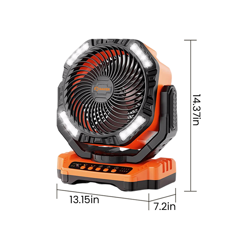 SAKER® Rechargeable Camping Fan