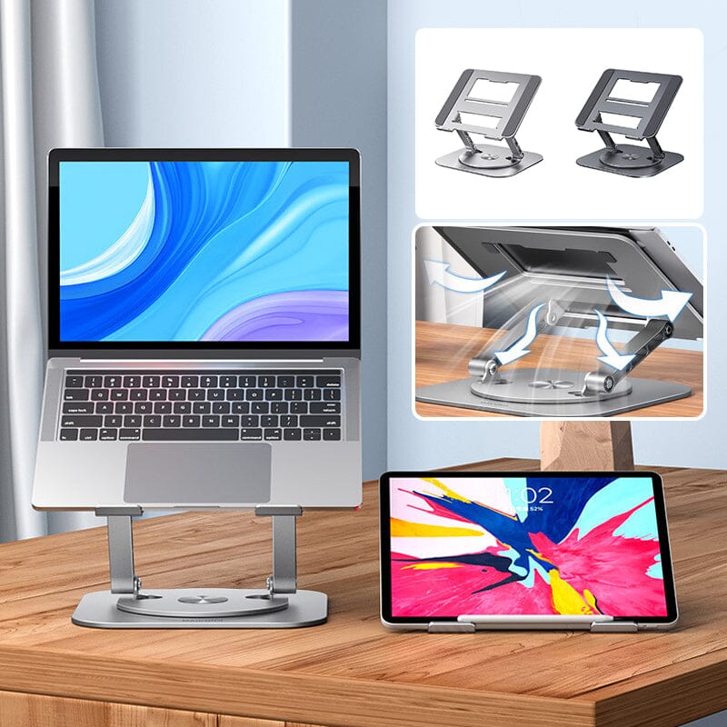 Sakerplus Laptop Stand Aluminum Alloy Rotating Bracket