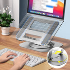 Sakerplus Laptop Stand Aluminum Alloy Rotating Bracket