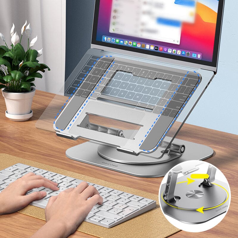 Sakerplus Laptop Stand Aluminum Alloy Rotating Bracket