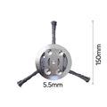 Sakerplus® 6 inch Steel Wire Brush Cutter Trimmer Head