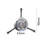 Sakerplus® 6 inch Steel Wire Brush Cutter Trimmer Head