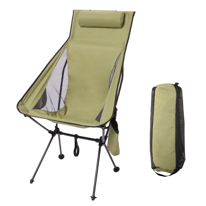 Sakerplus® Comfortable High Back Portable Camping Chair