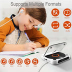Sakerplus® Portable Bluetooth CD Player