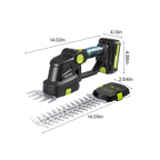 Saker® Cordless Hedge Trimmer