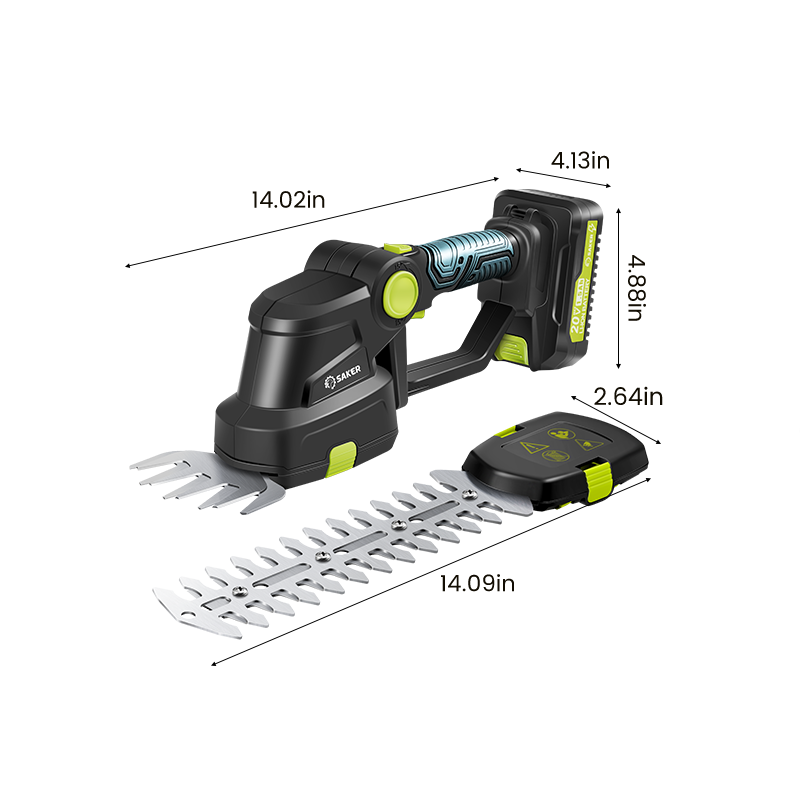 Saker® Cordless Hedge Trimmer