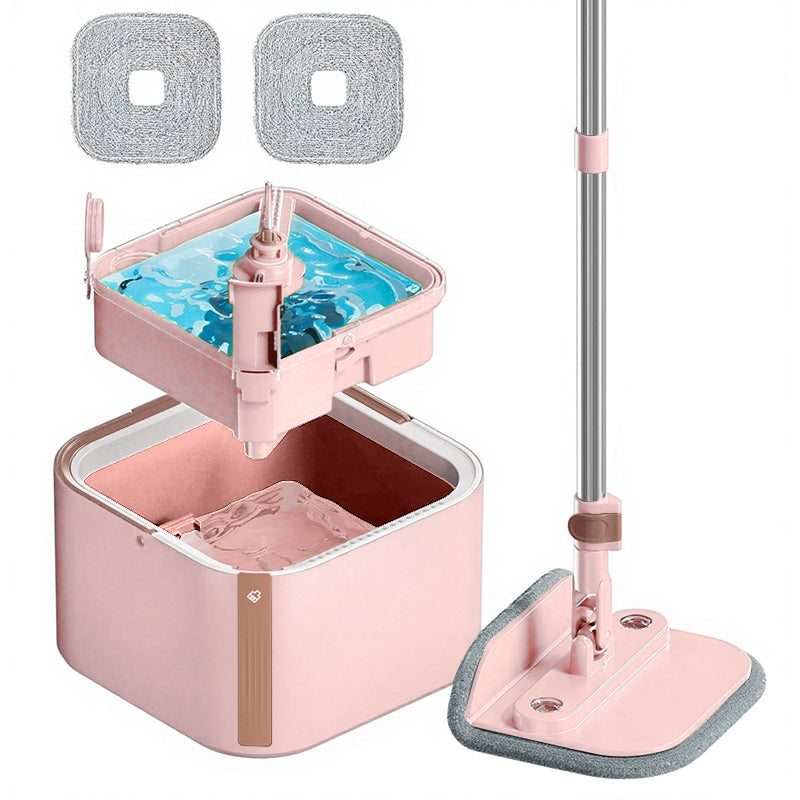 Sakerplus Upgrade Spin Mop Bucket with Detachable Inner Bucket