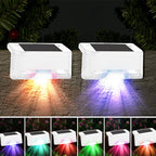 Sakerplus Solar Deck Lights Outdoor 4 Pack