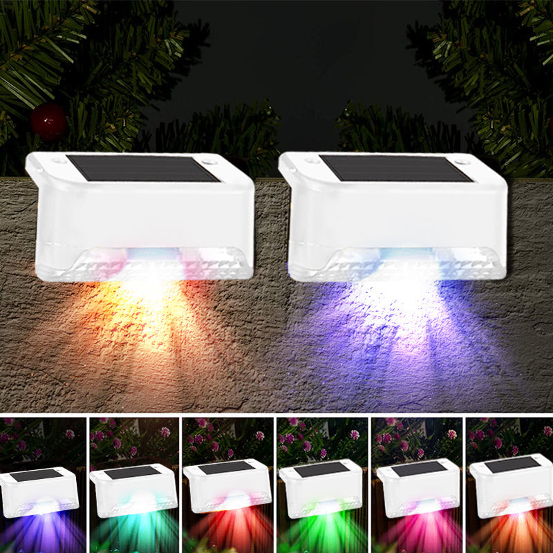 Sakerplus Solar Deck Lights Outdoor 4 Pack
