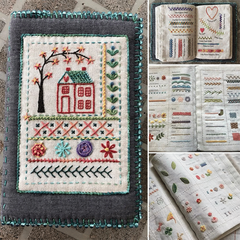 Sakerplus All-Scenario Embroidery Stitch Book Kit