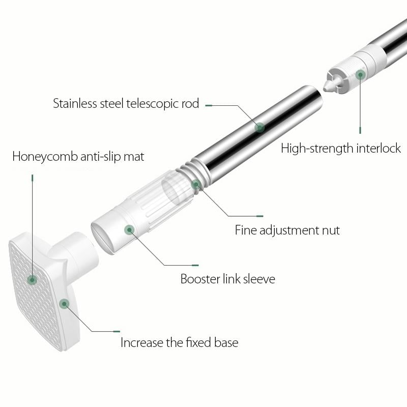 Sakerplus Clothing Hanger Telescopic Rod
