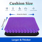 Sakerplus® Extra Large Purple Gel Seat Cushion