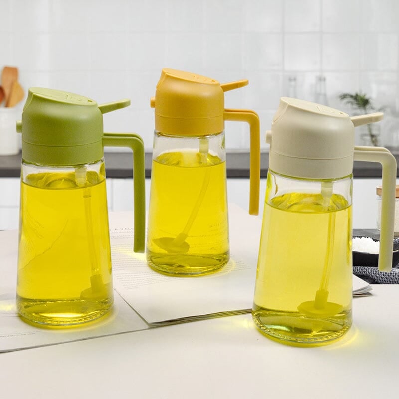 Sakerplus 2-in-1 Glass Oil Sprayer and Dispenser