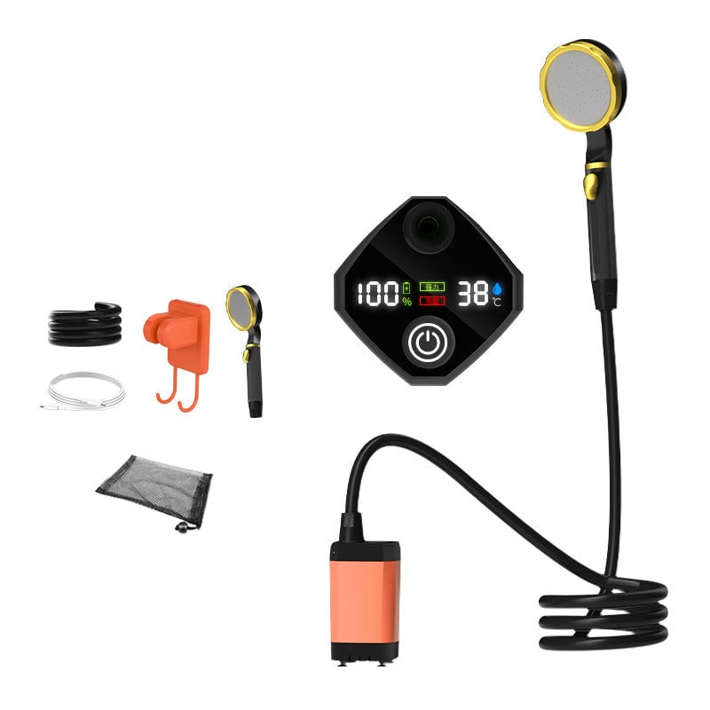 Sakerplus Portable Rechargeable Outdoor Camping Shower Pump