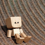 Shaking Wooden Man Figurine