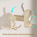 SAKER® Suction Cup Six-Claw Swivel Hook