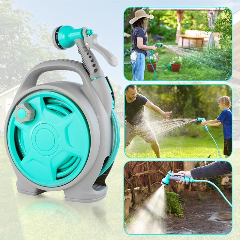 Sakerplus® Retractable Portable Garden Hose Reel