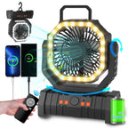 Sakerplus Rechargeable  RC Camping Fan