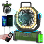 Sakerplus Rechargeable  RC Camping Fan