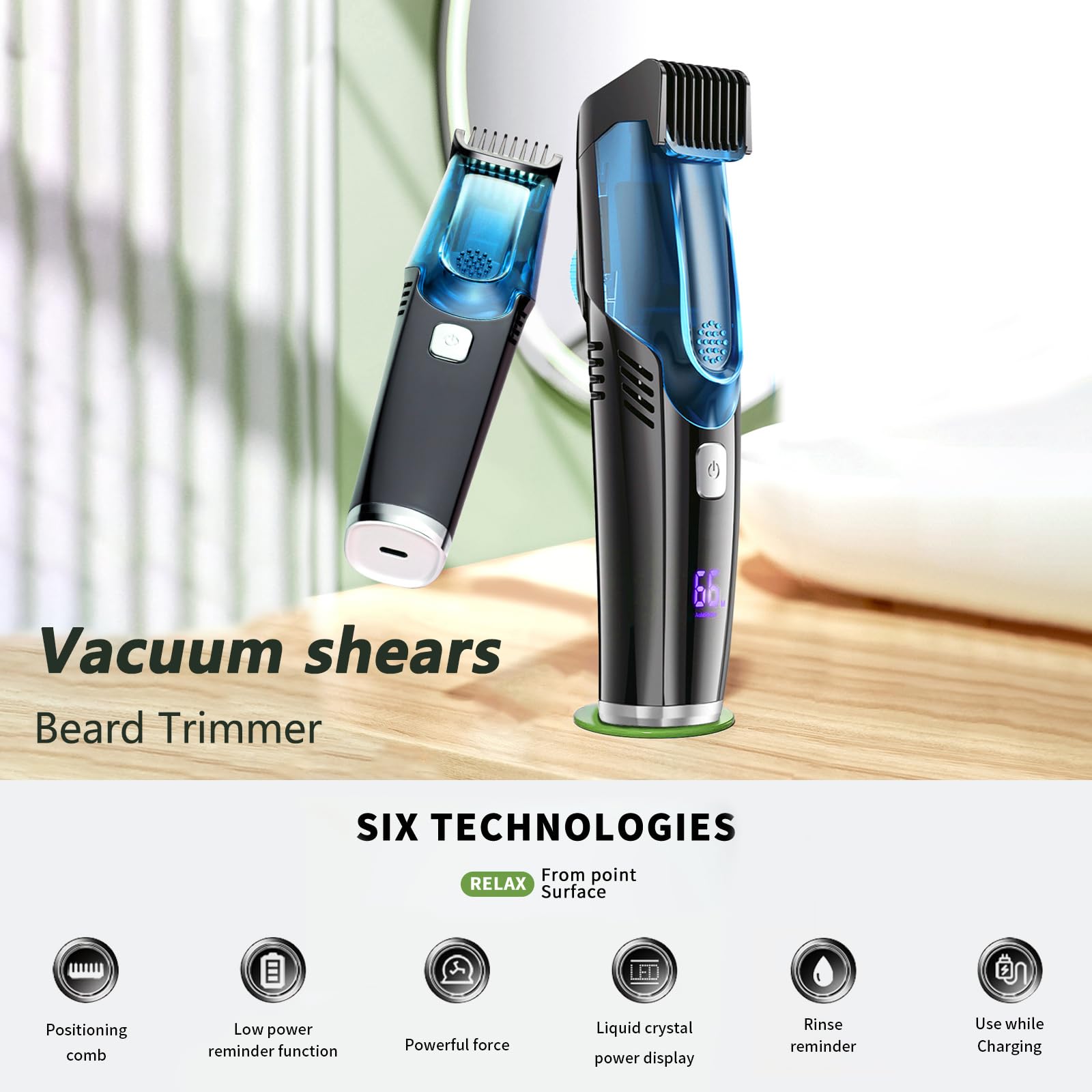 Sakerplus® Beard Trimmer for Men