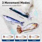 Sakerplus® Realistic Flopping Fish Cat Toys 3 pack