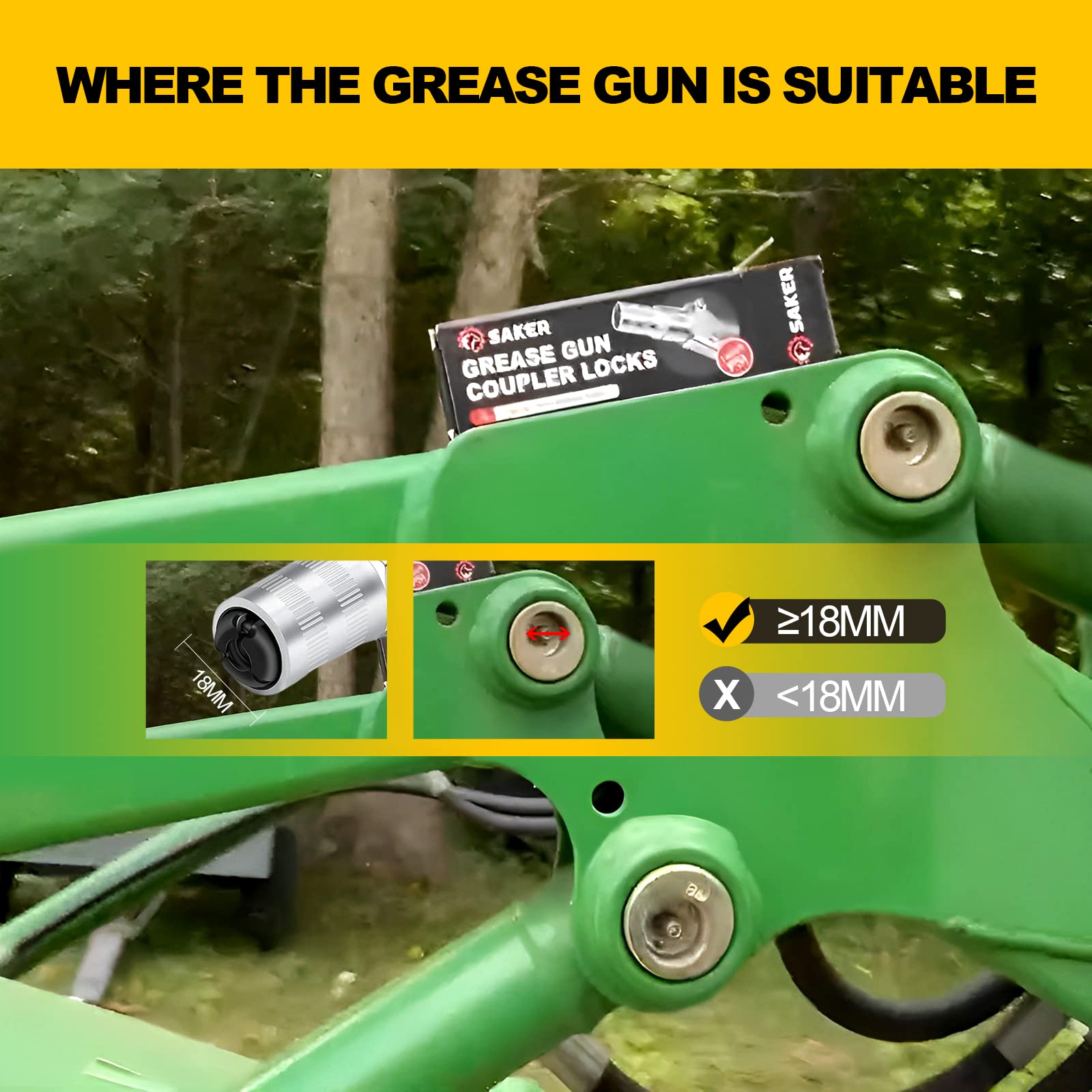 SAKER® Grease Gun Coupler