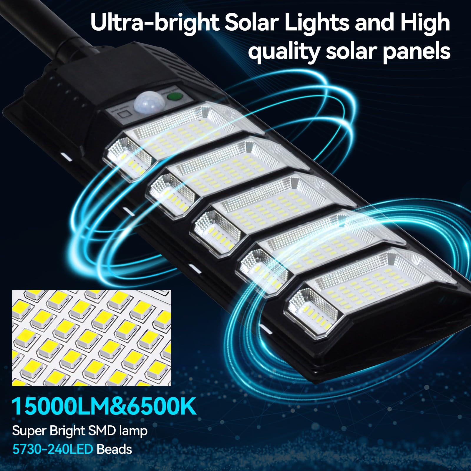 Sakerplus® Solar Street Lights Outdoor Waterproof