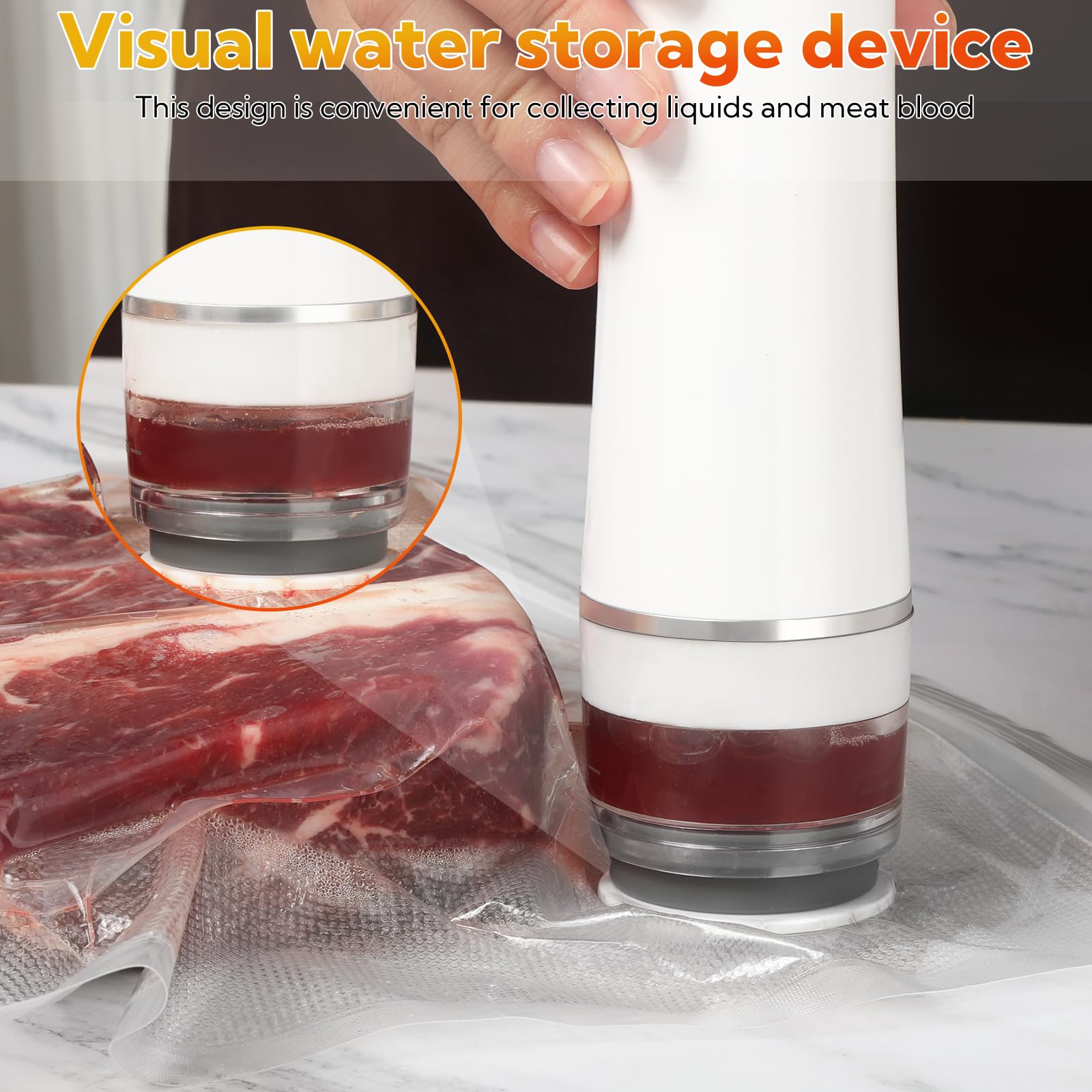 Sakerplus® Vacuum Sealer with Reusable Bags