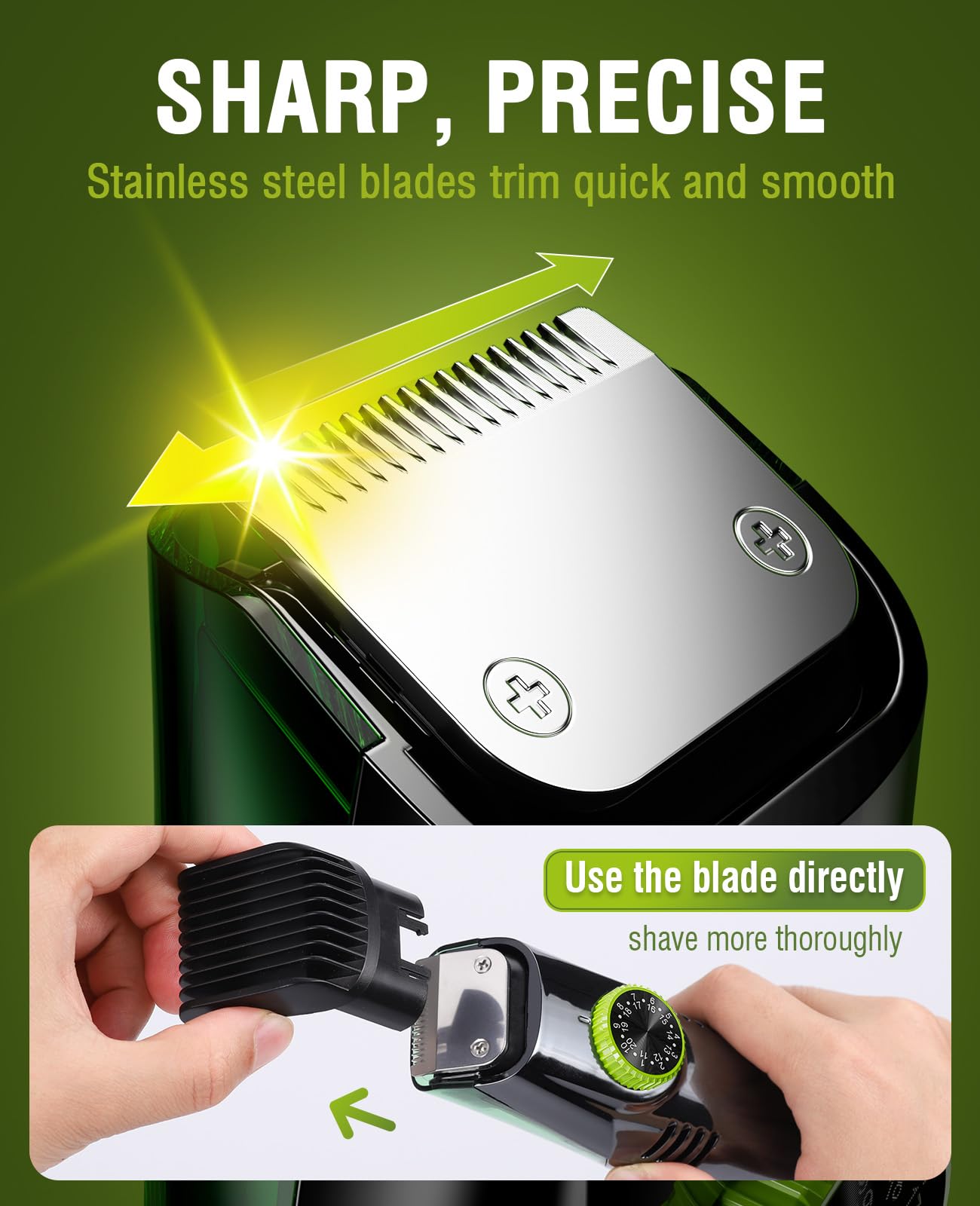 Sakerplus® Beard Trimmer for Men