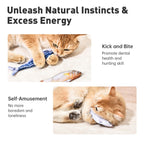 Sakerplus® Realistic Flopping Fish Cat Toys 3 pack