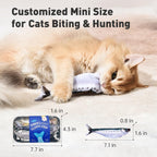 Sakerplus® Realistic Flopping Fish Cat Toys 3 pack