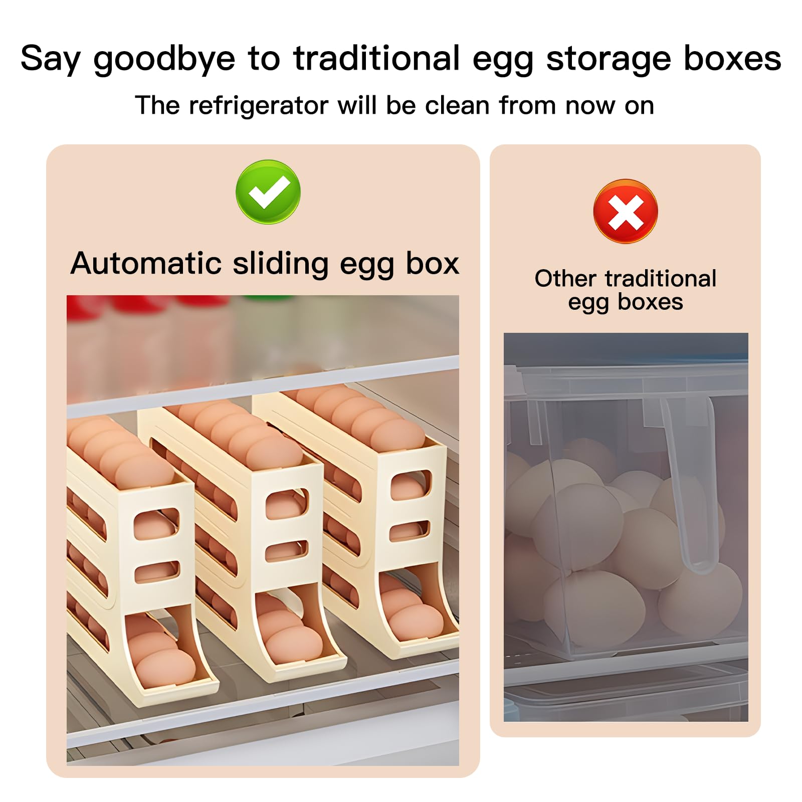 Saker Refrigerator Egg Storage Box