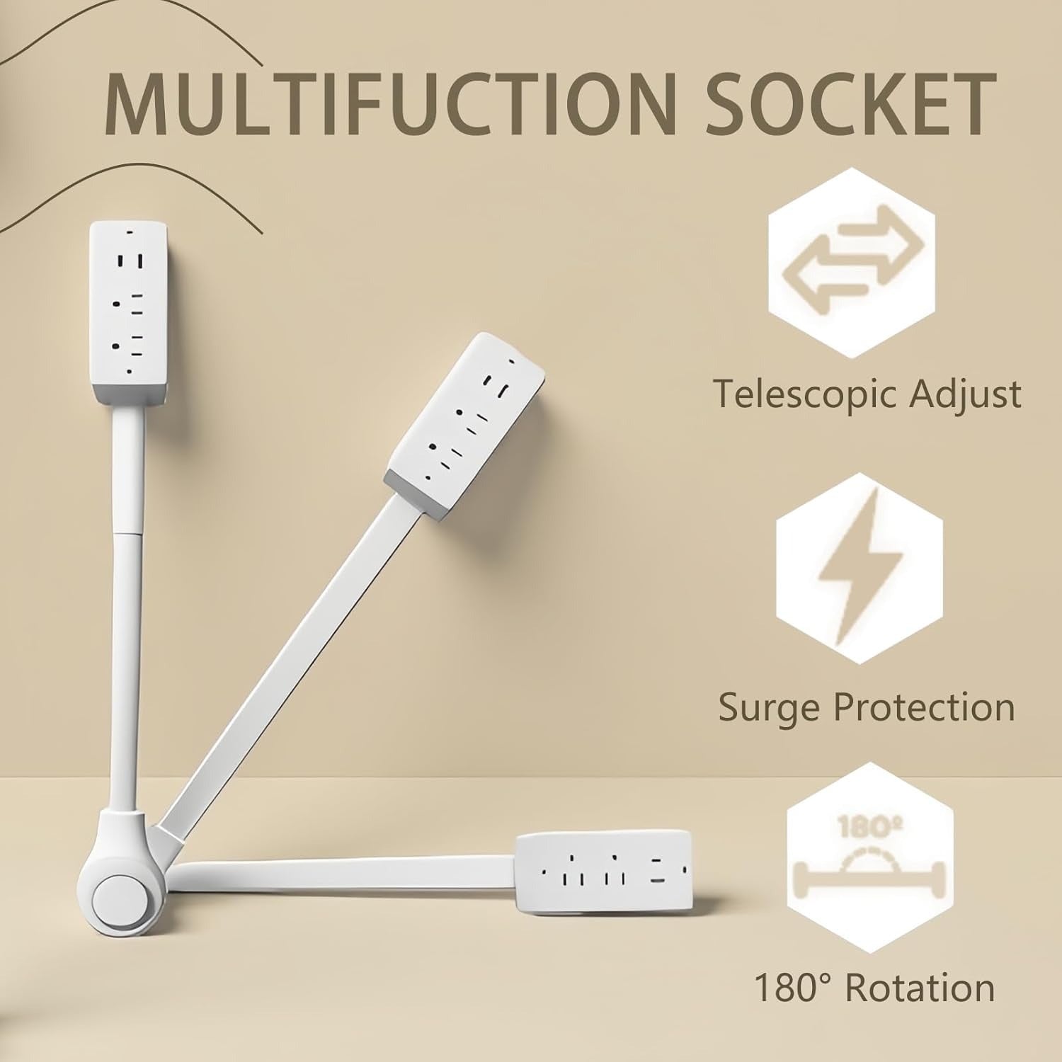 Sakerplus® Electrical Outlet Extender
