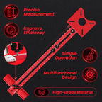 Robust Woodworking Bracket for Milling Tasks - SAKER® 4 in 1 Router Milling Groove Bracket