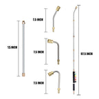 Sakerplus® Pressure Washer Extension Wand Set
