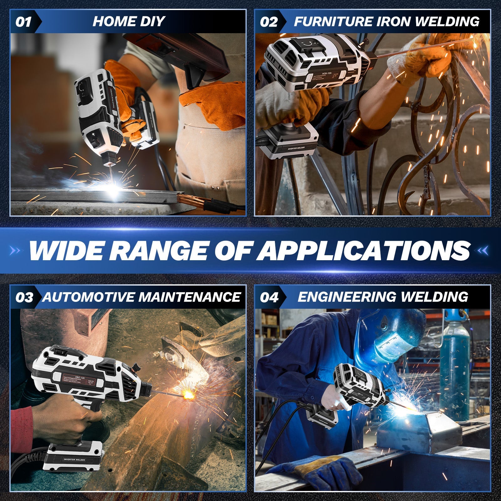 Sakerplus Welding Gloves – Heat-Resistant Accessories for Portable Welders