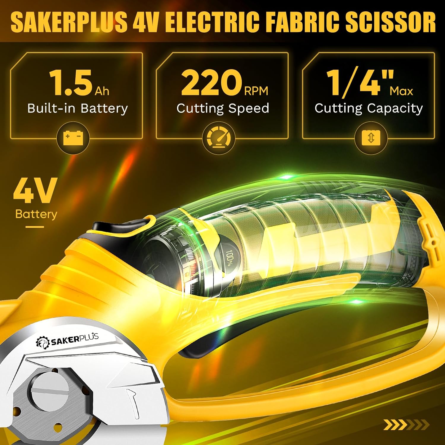 SakerPlus® Cordless Electric Scissors