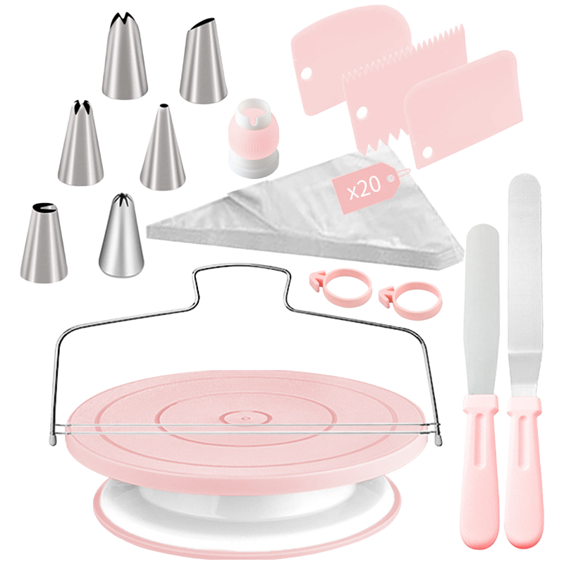 Sakerplus® Cake Decorating Turntable Supplies Kit