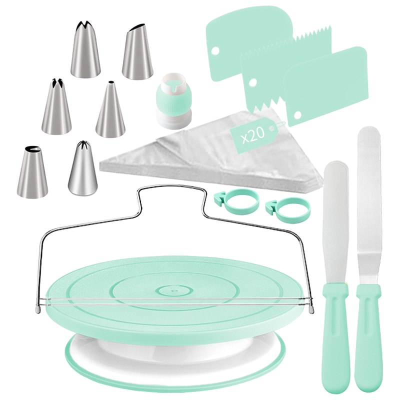 Sakerplus® Cake Decorating Turntable Supplies Kit