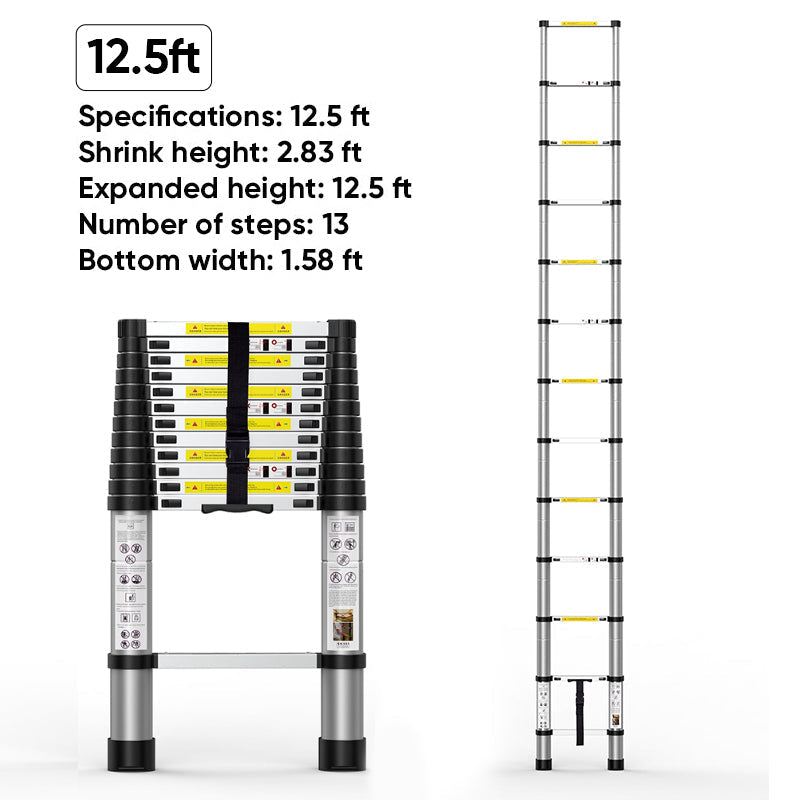 Sakerplus® Portable Collapsible Extension Ladder